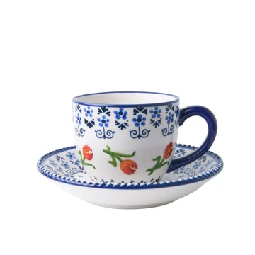 Tulip cup and saucer