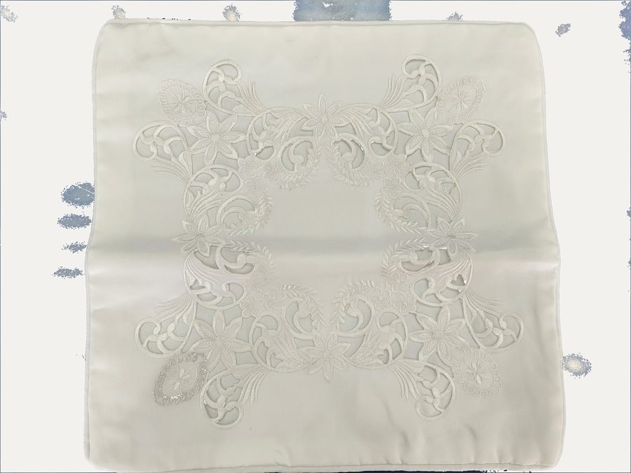 Cutwork Lace Cushion Cover