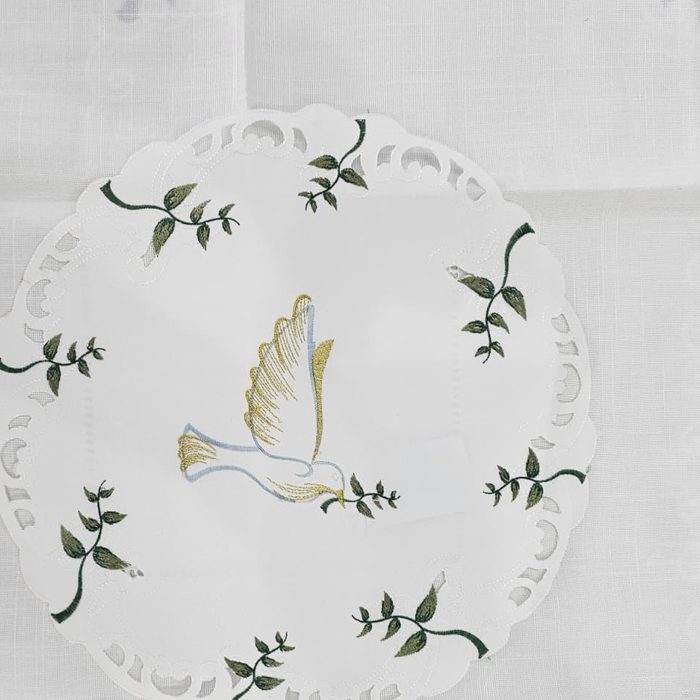 Dove & Olive Branch Doily