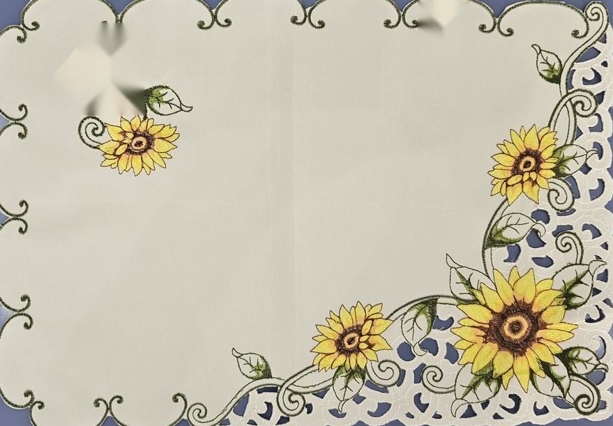 Sunflower Cutwork Placemat