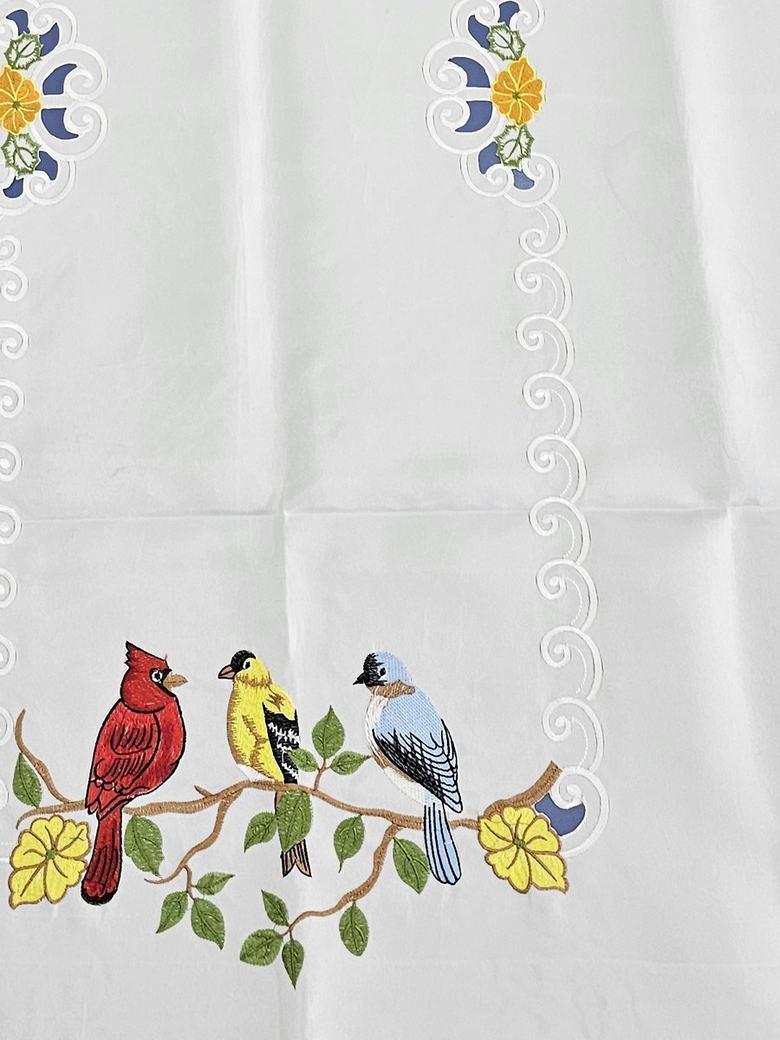 Cardinal & Goldfinch Tablecloth